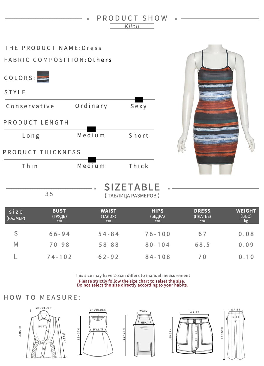 Midnight Stripes Bodycon Dress
