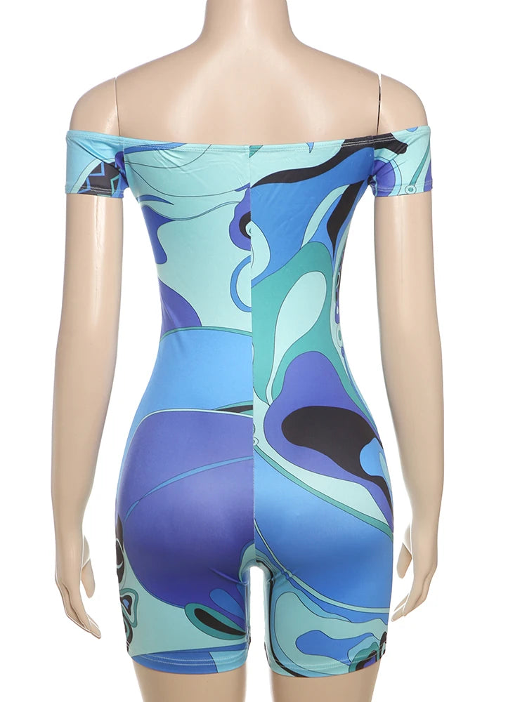 Peach Sculpt Romper – Curve Hugging Y2K Fit