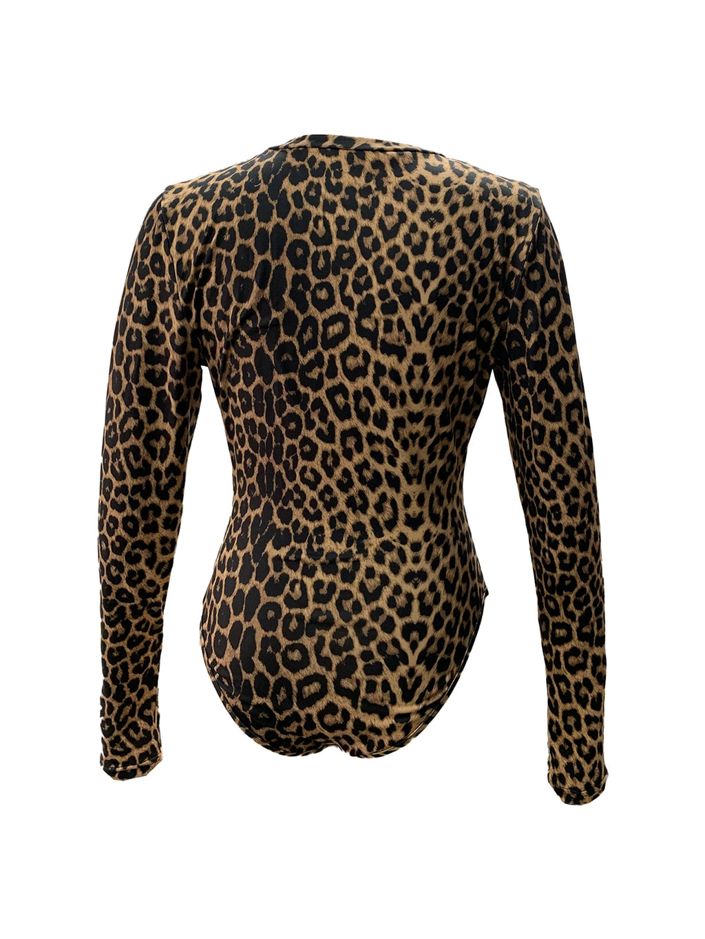 Savage Chic – V-Neck Leopard Romper