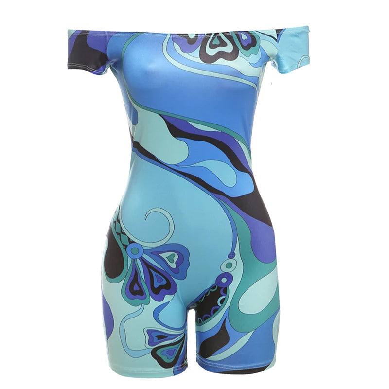 Peach Sculpt Romper – Curve Hugging Y2K Fit
