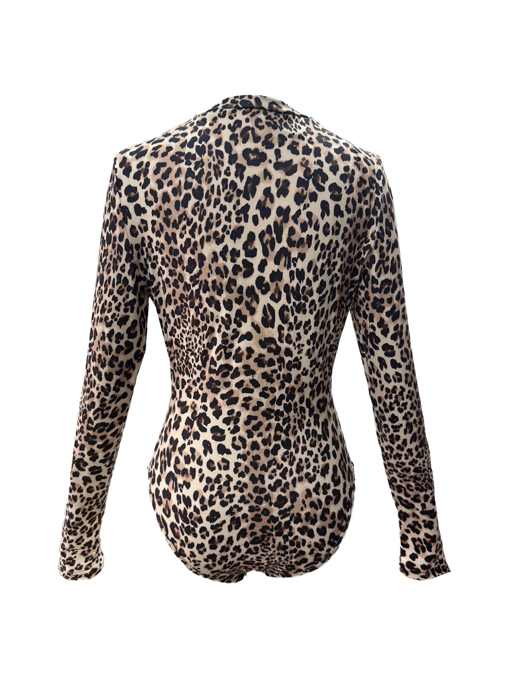 Savage Chic – V-Neck Leopard Romper