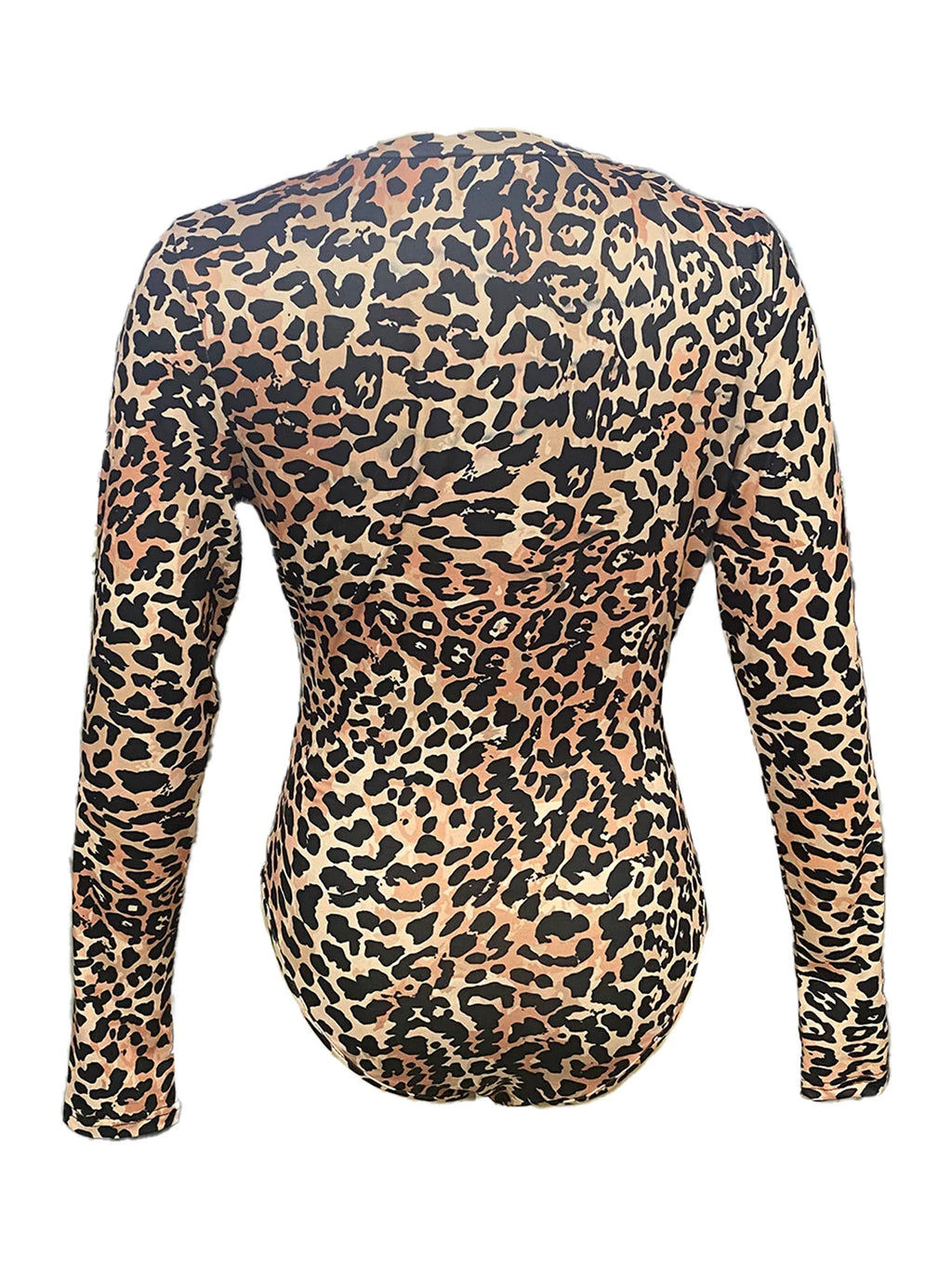 Savage Chic – V-Neck Leopard Romper