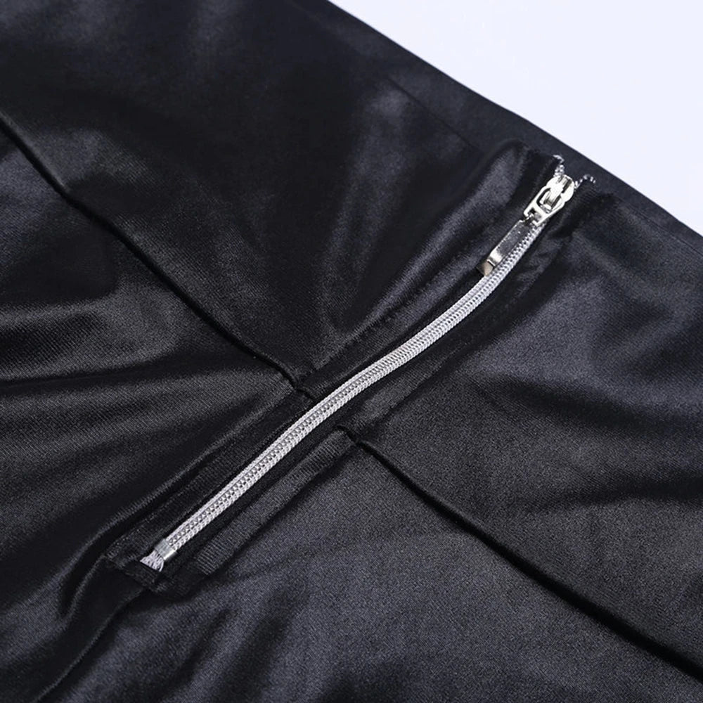 Curve Sculpt Leather Leggings